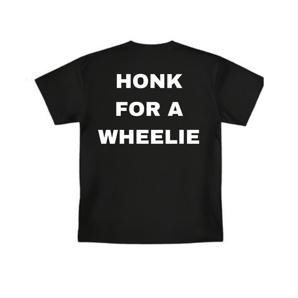 “Honk for a Wheelie” T-Shirt – Premium Cotton E-Moto Streetwear Tee